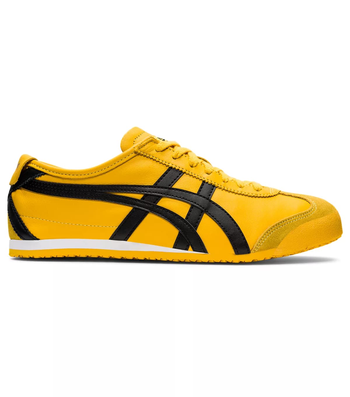 Onitsuka Tiger Mexico 66 yellow sneaker with black stripes